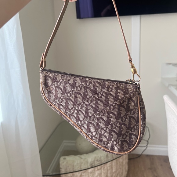 SOLD Dior Diorissimo trotter/ oblique saddle bag - Picture 6 of 13